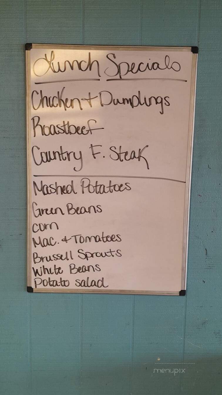 Crofton Restaurant - Crofton, KY menu_pic