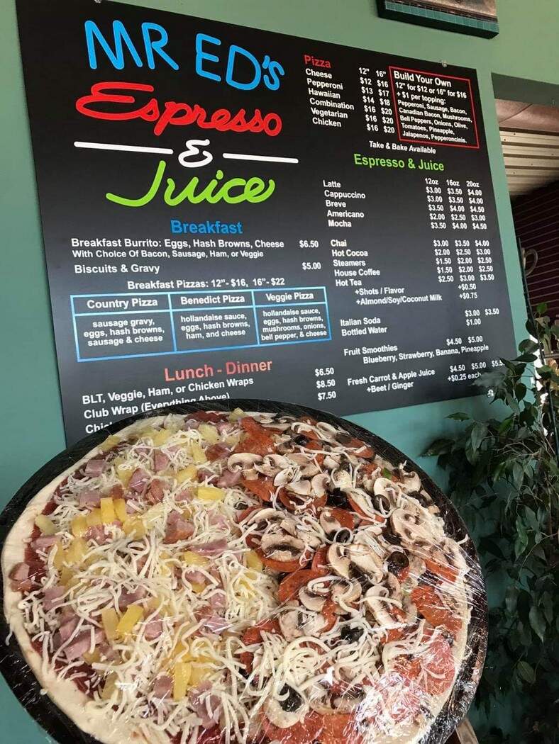 Mr. Ed's Espresso & Juice and Underground Pub - Port Orford, OR menu_pic