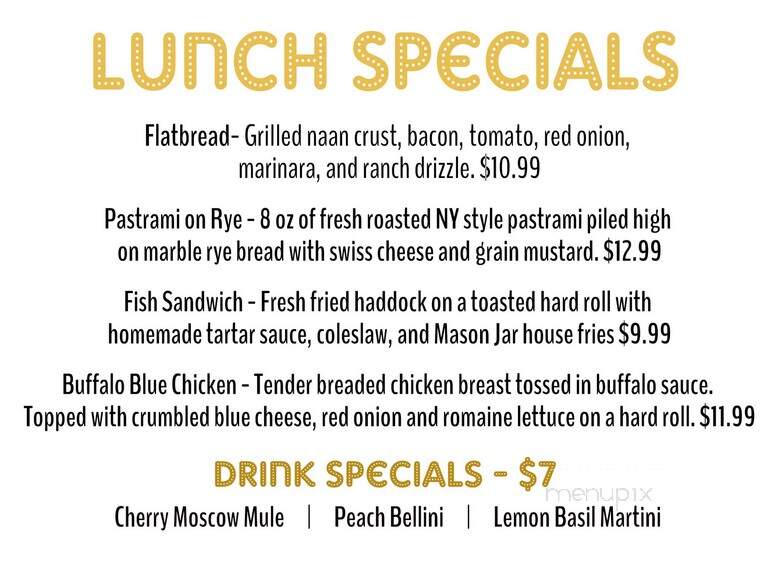The Mason Jar - Vernon, NY menu_pic