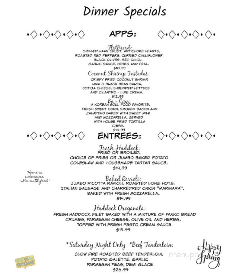 The Mason Jar - Vernon, NY menu_pic