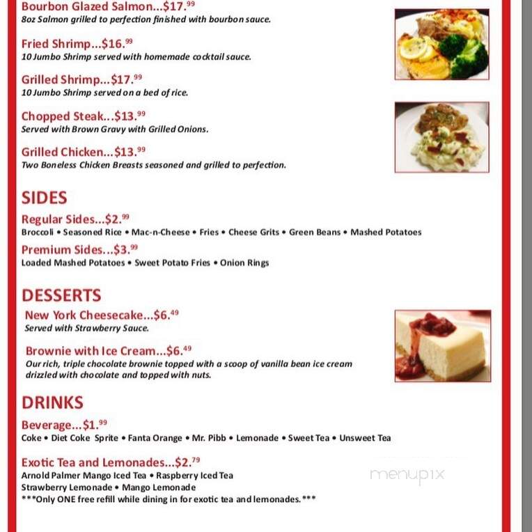Snook's Grill - Atlanta, GA menu_pic