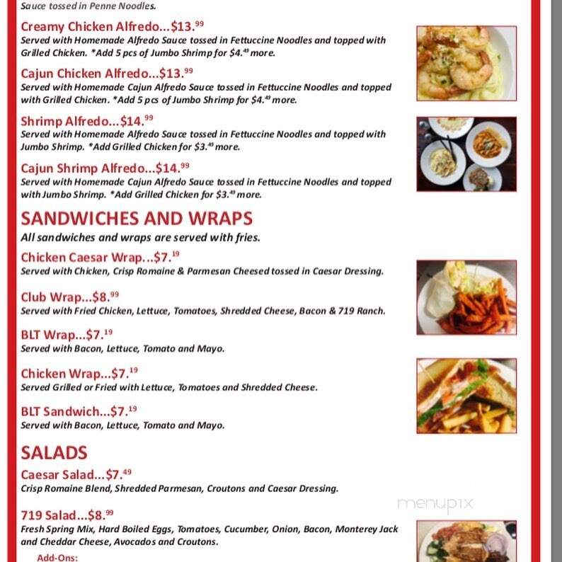 Snook's Grill - Atlanta, GA menu_pic
