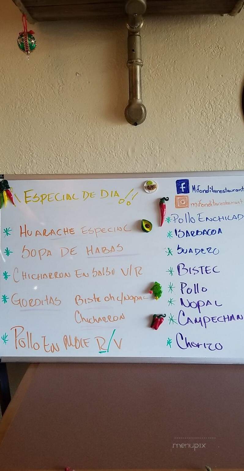 Mi Fondita Restaurant - Clearwater, FL menu_pic