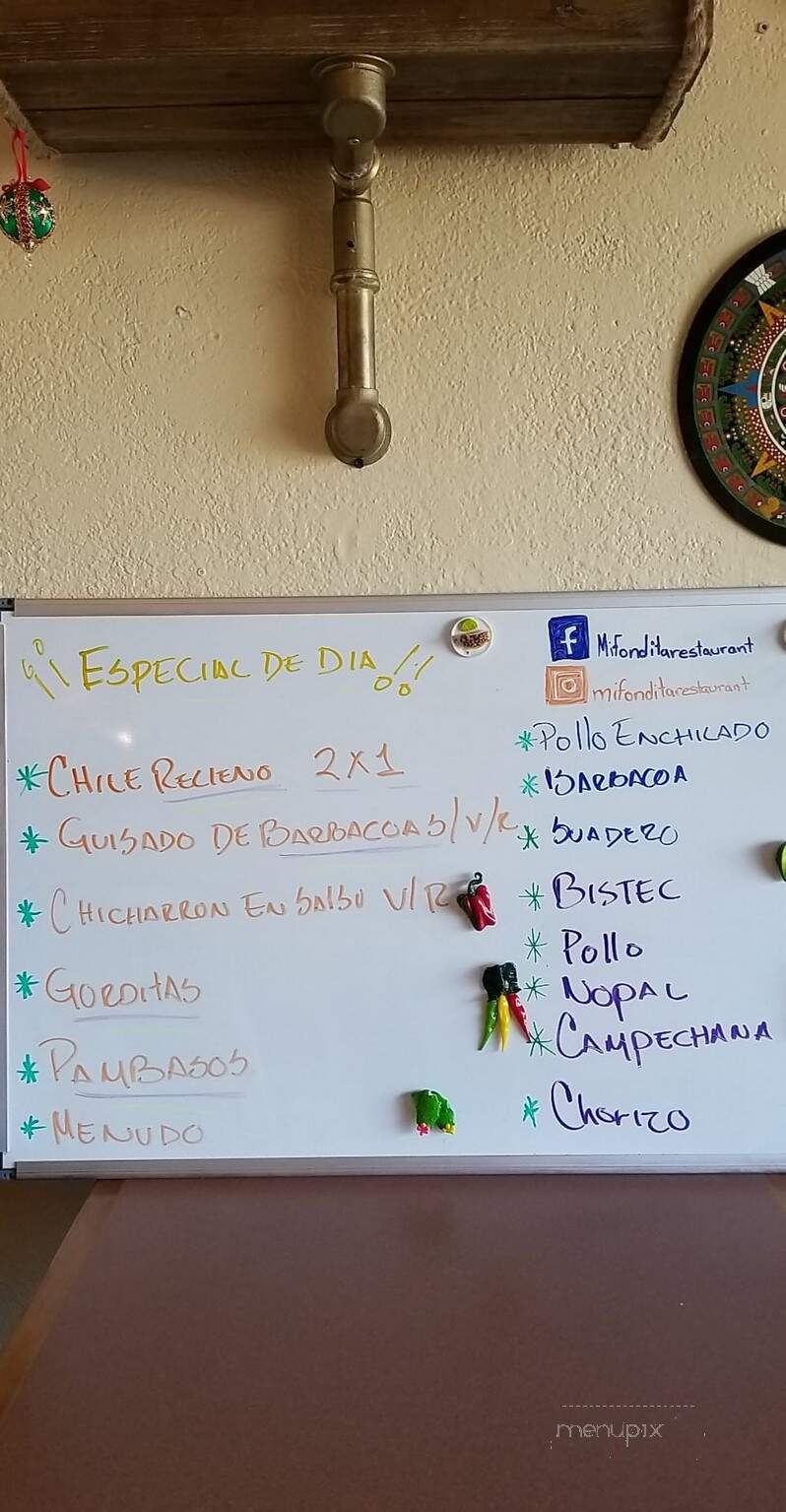 Mi Fondita Restaurant - Clearwater, FL menu_pic