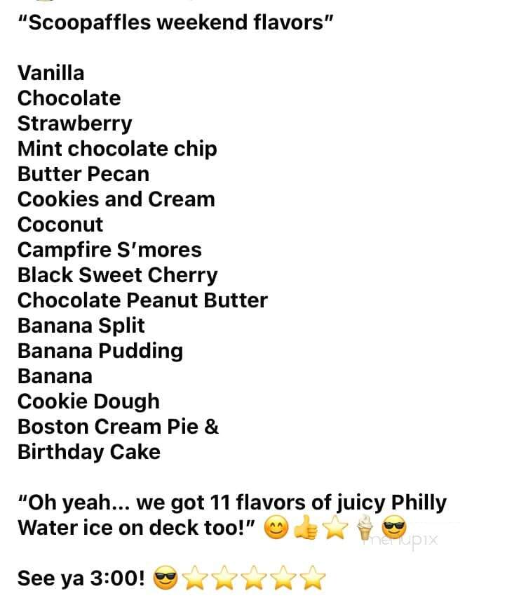 Scoop Affles - Philadelphia, PA menu_pic