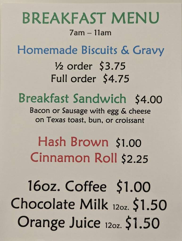 Apache Dairy Bar - Sherwood, OH menu_pic