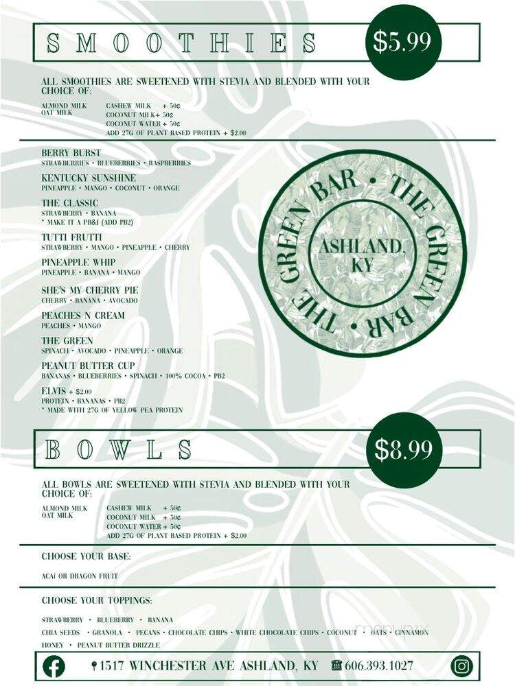 Ashland Nutrition - Ashland, KY menu_pic