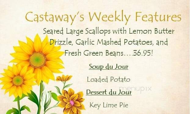 Castaways on the Island - La Crosse, WI menu_pic