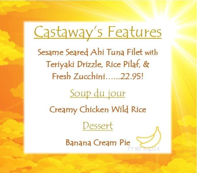Castaways on the Island - La Crosse, WI menu_pic