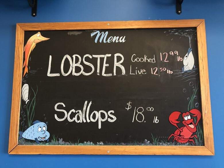 Collin's Lobster Fisherman Market - Alma, NB menu_pic