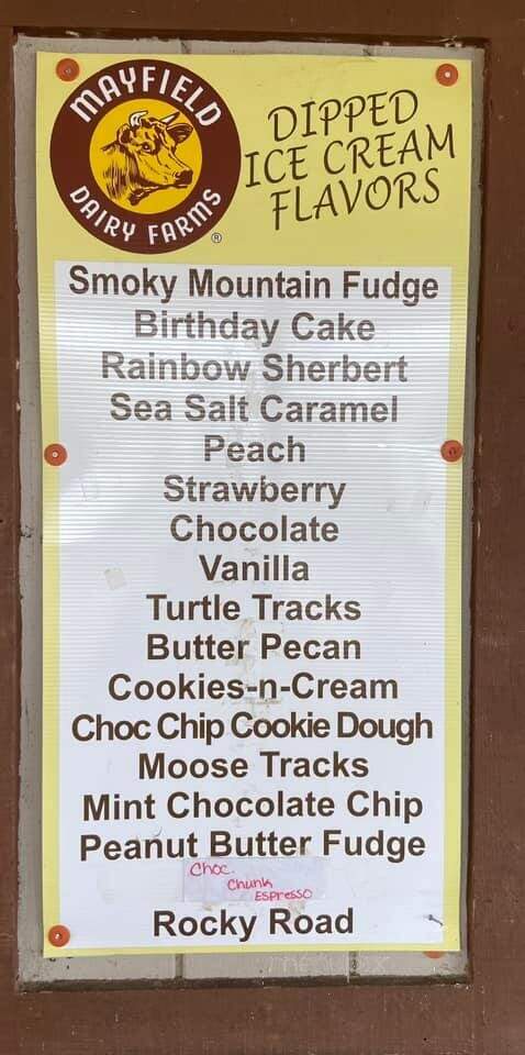 Creem at the Creek - Alexander City, AL menu_pic