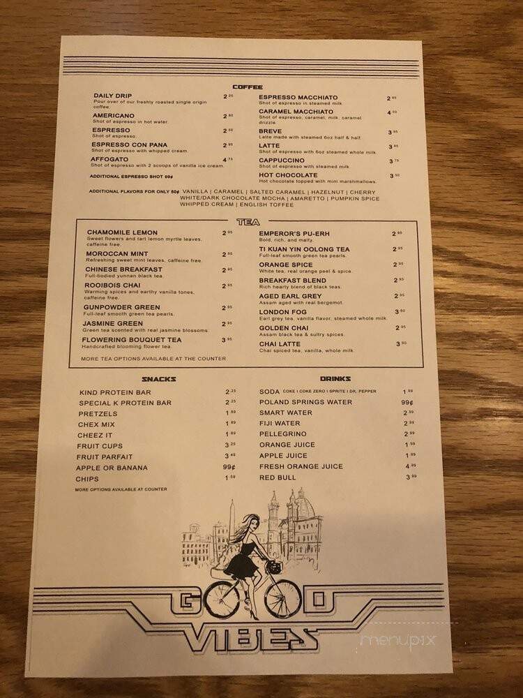 Good Vibes Cafe & Lounge - Utica, NY menu_pic