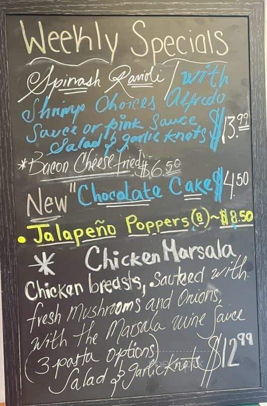 Henriquez Pizza - Denton, NC menu_pic