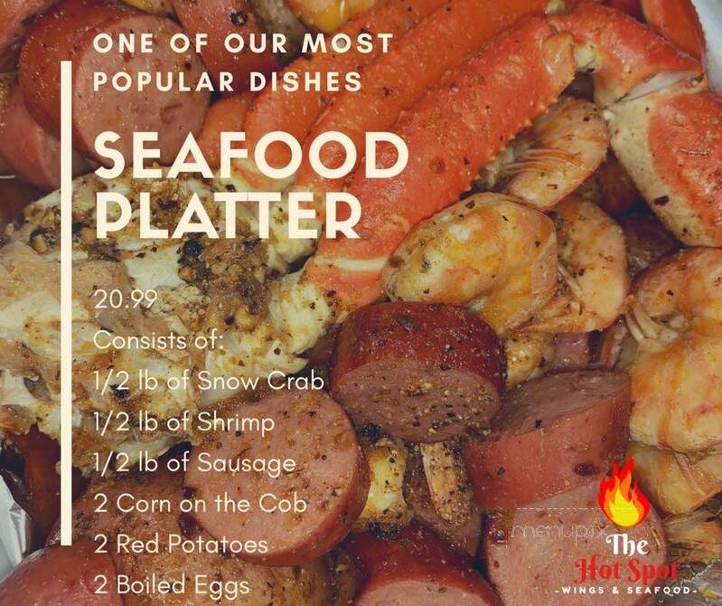 Hot Spot Wings & Seafood - Warner Robins, GA menu_pic