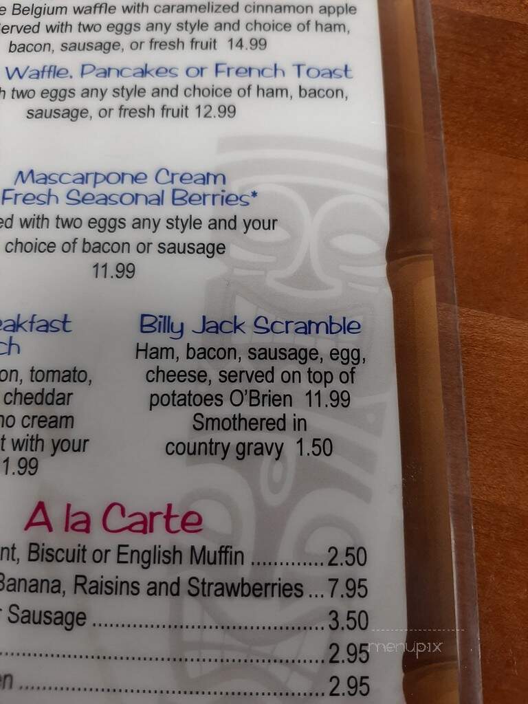 Jack's Kitchen - Manchester, NY menu_pic