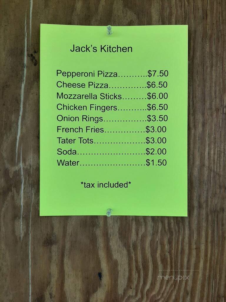 Jack's Kitchen - Manchester, NY menu_pic