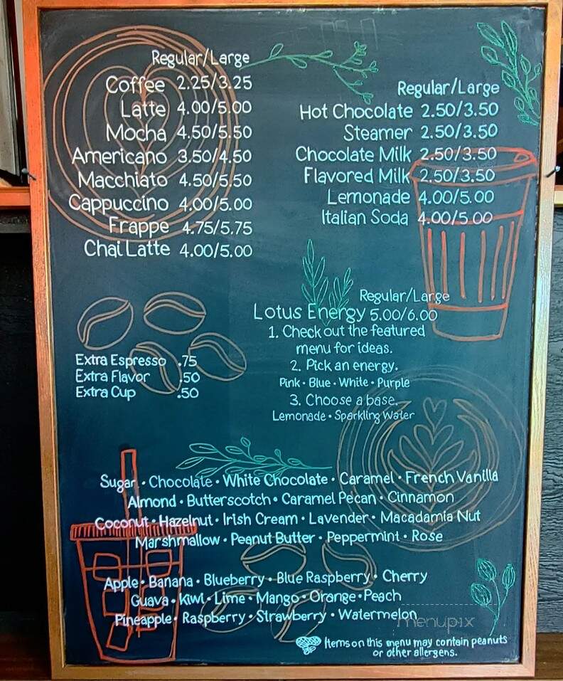 Kubs Coffee & What Not Shop - Folkston, GA menu_pic