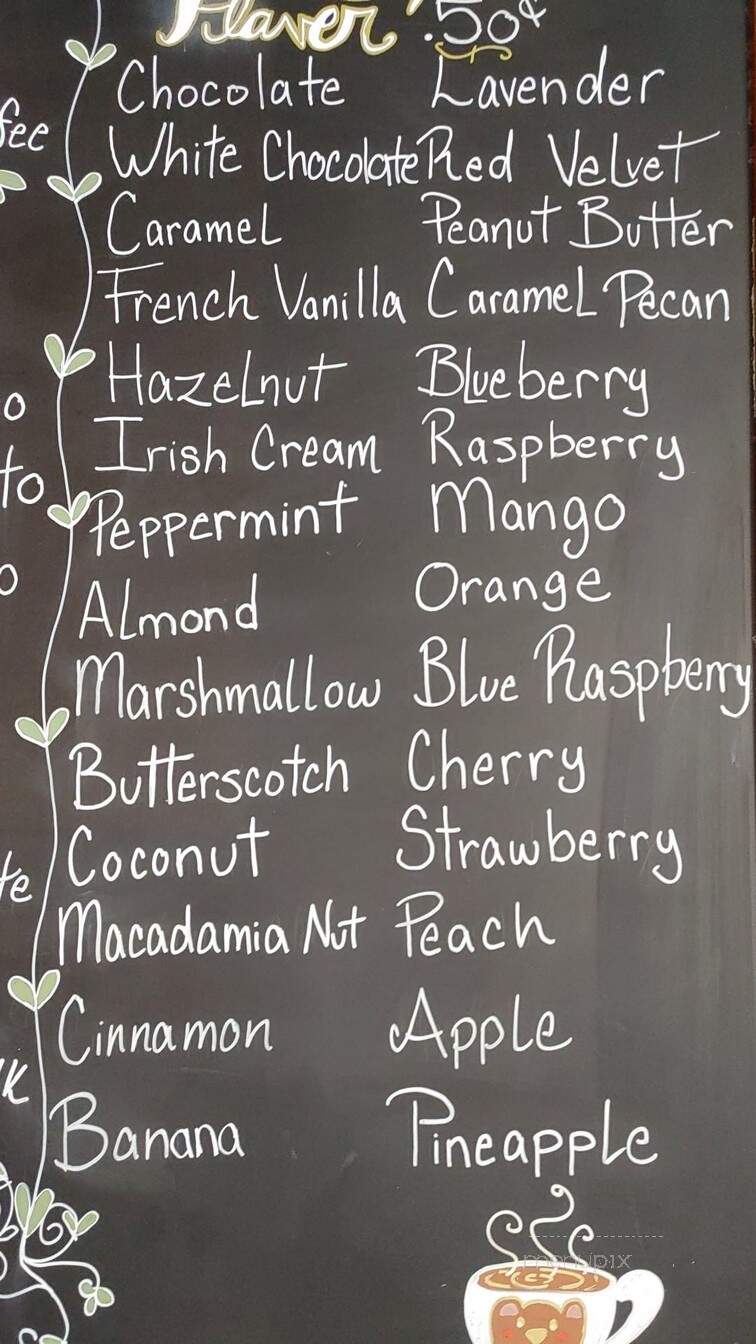 Kubs Coffee & What Not Shop - Folkston, GA menu_pic