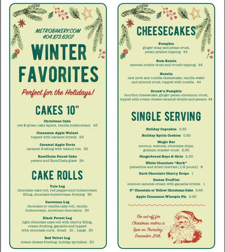 Metrotainment Cafes - Atlanta, GA menu_pic