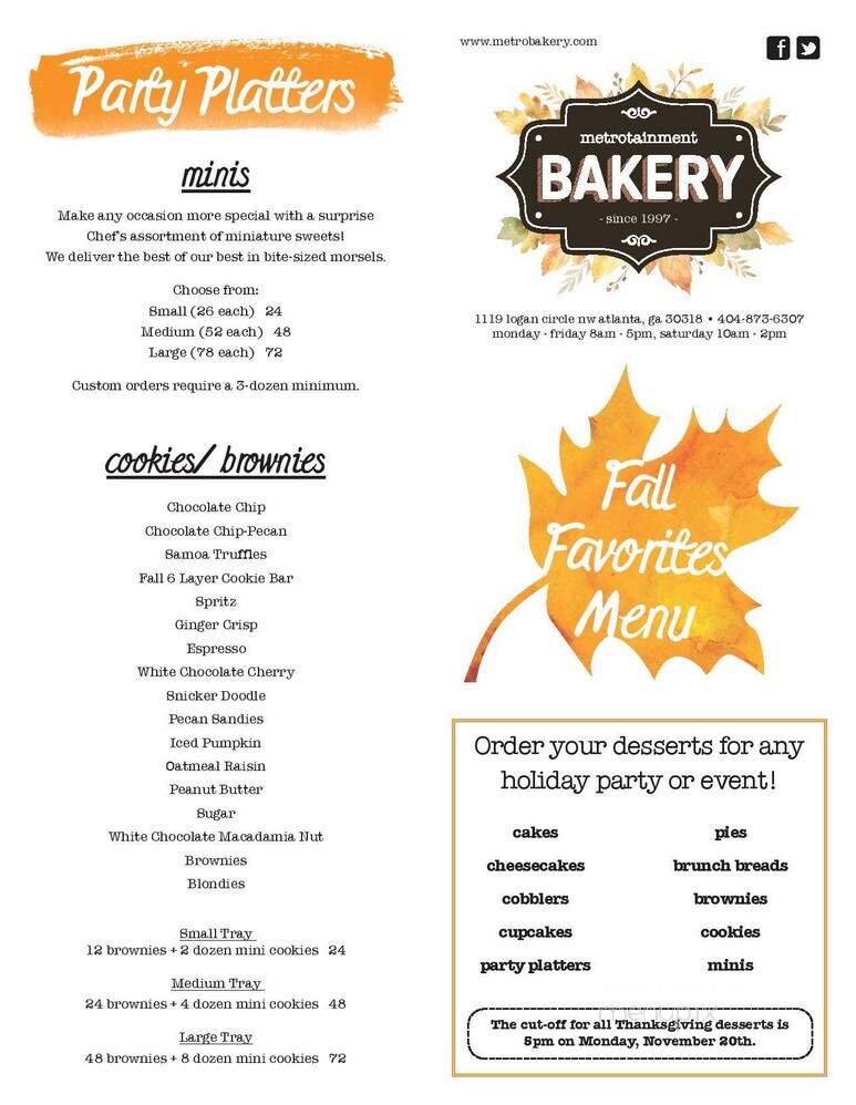 Metrotainment Cafes - Atlanta, GA menu_pic