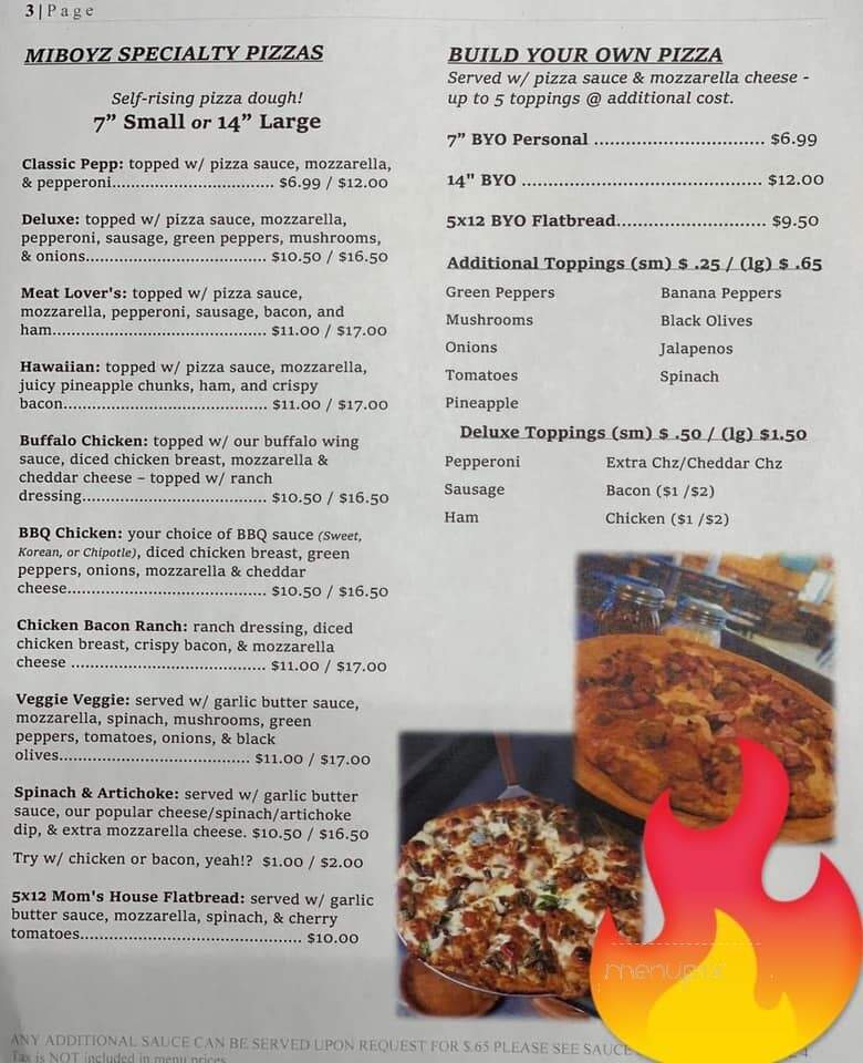MiBoyz Bar and Grill - Pomeroy, OH menu_pic