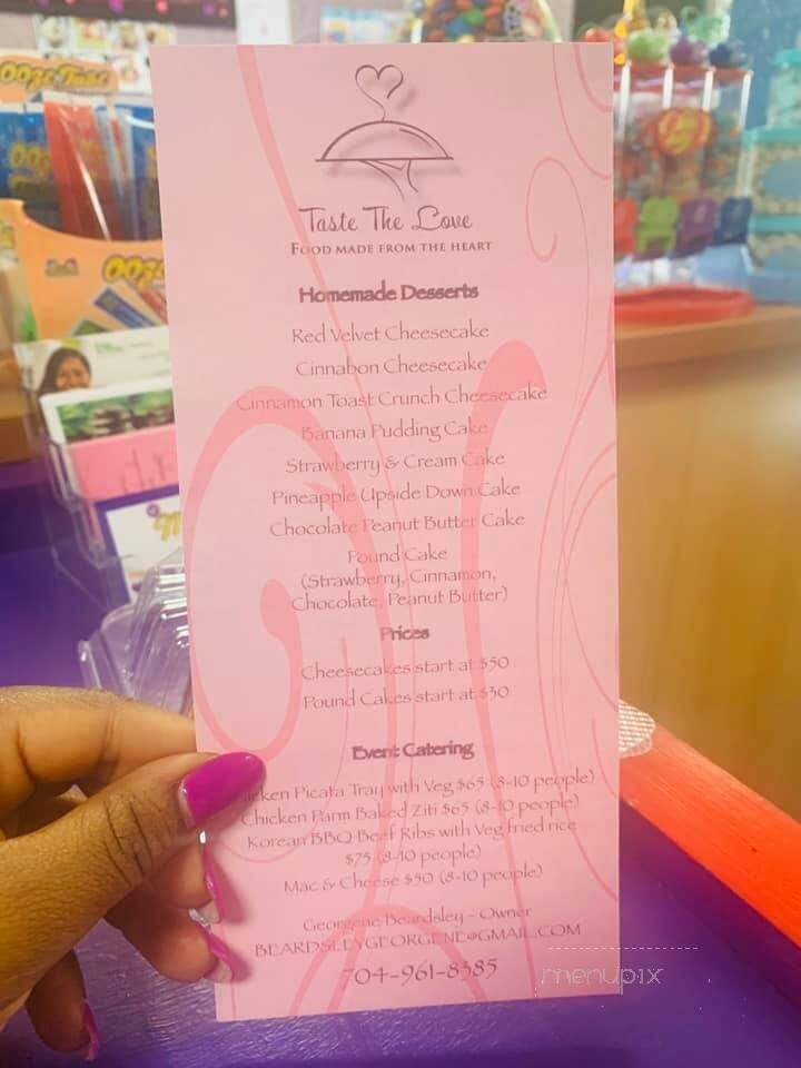 Micah's Sweet Escape - Albemarle, NC menu_pic