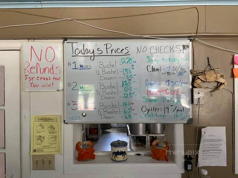 Moores Seafood - Dover, DE menu_pic
