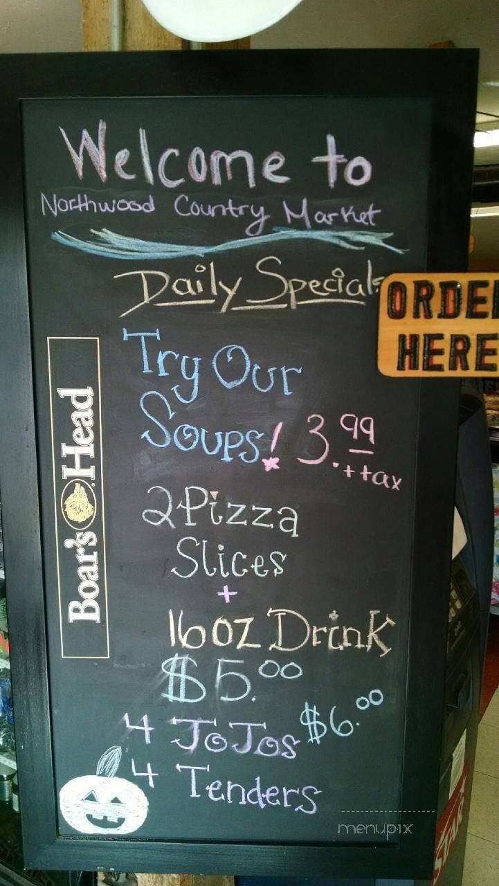 Northwood Country Market - Northwood, NH menu_pic