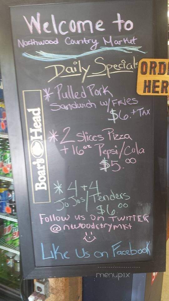 Northwood Country Market - Northwood, NH menu_pic