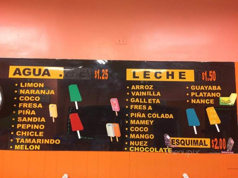 Paleteria Ayutla - Chicago, IL menu_pic