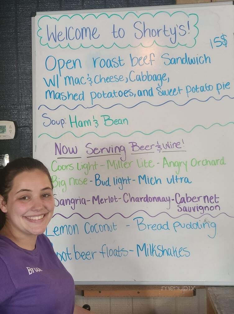 Shorty N Friends Cafe - Dunnellon, FL menu_pic