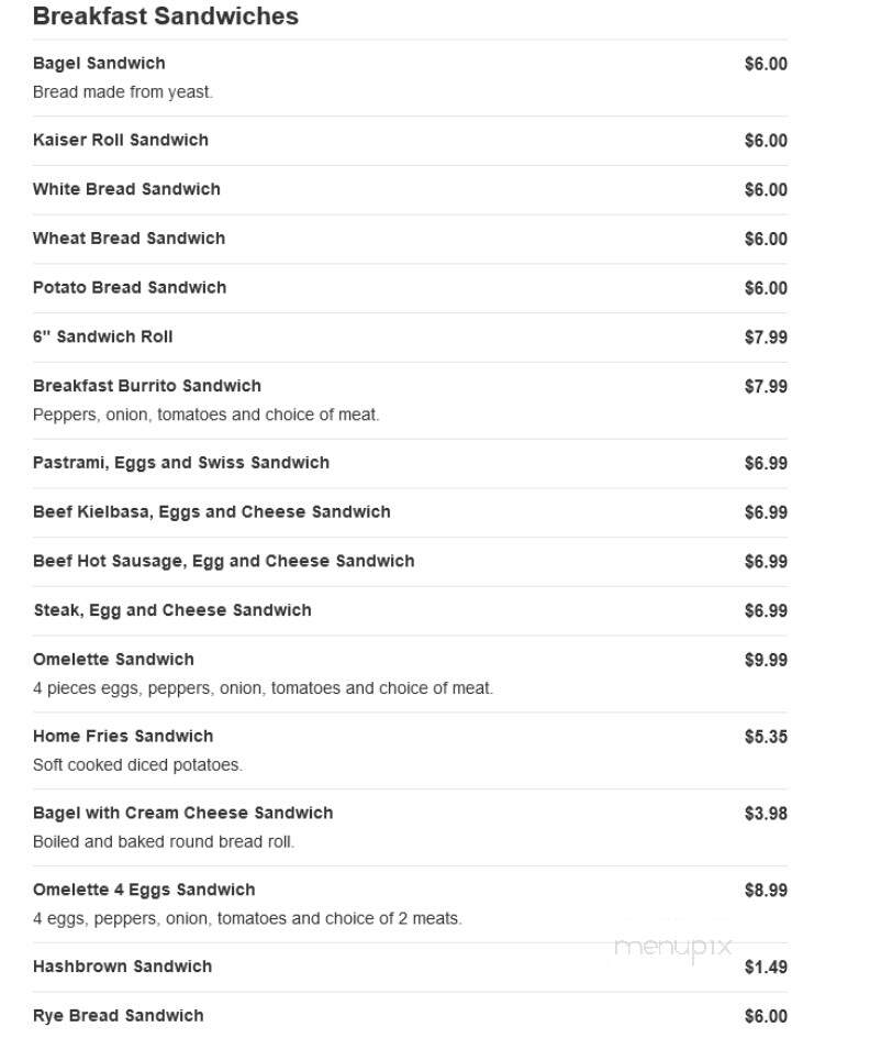 Sunset Subs and Steak - New Castle, DE menu_pic