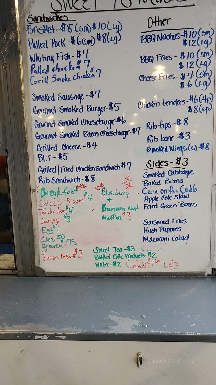 Sweet T's BBQ & Catering Services - Murfreesboro, TN menu_pic
