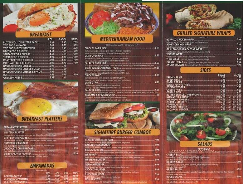 Vernon Grill - Vernon, CT menu_pic