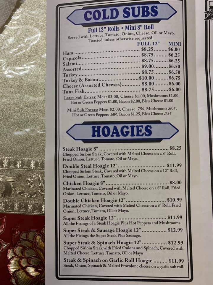 William Street Pizza - Cheektowaga, NY menu_pic