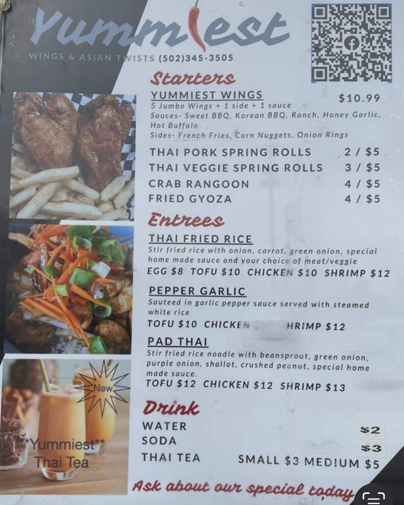 Yummiest Food Truck - Louisville, KY menu_pic