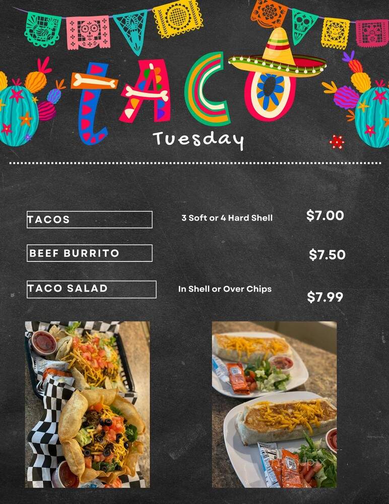 Bogeys - Janesville, WI menu_pic
