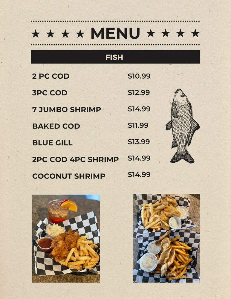 Bogeys - Janesville, WI menu_pic