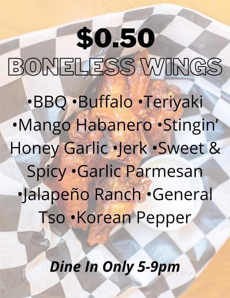 Bogeys - Janesville, WI menu_pic