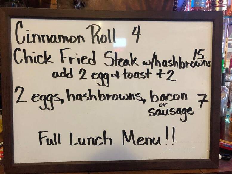 Cowboy Bar & Outlaw Cafe - Meeteetse, WY menu_pic
