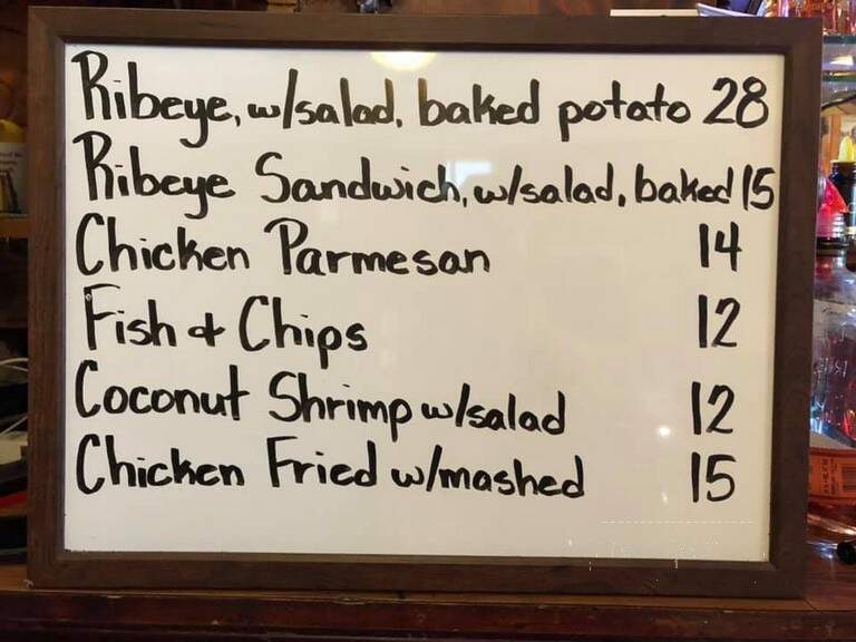 Cowboy Bar & Outlaw Cafe - Meeteetse, WY menu_pic