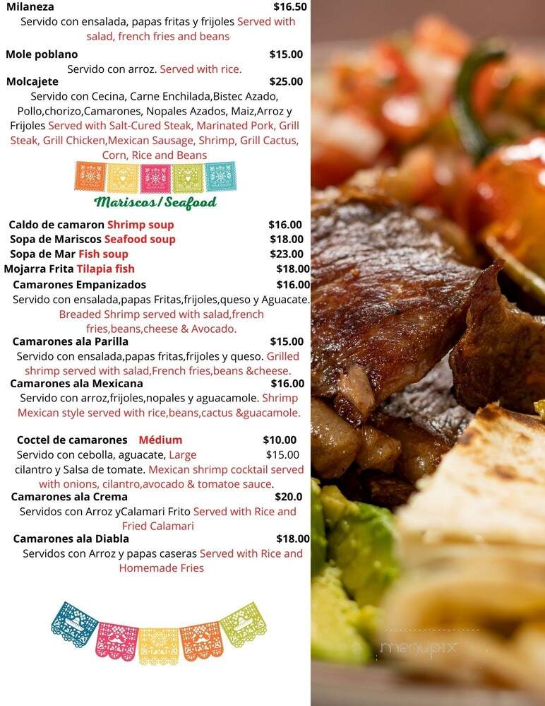 El Monte Mayor - Haddon Township, NJ menu_pic