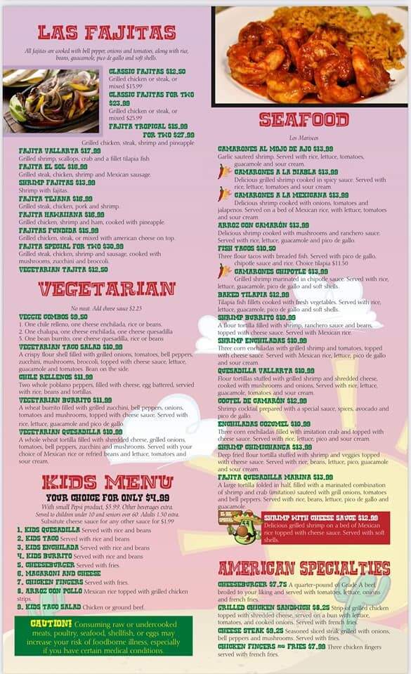 El sol de Mexico Mexican Bar & Grill - Humboldt, IA menu_pic