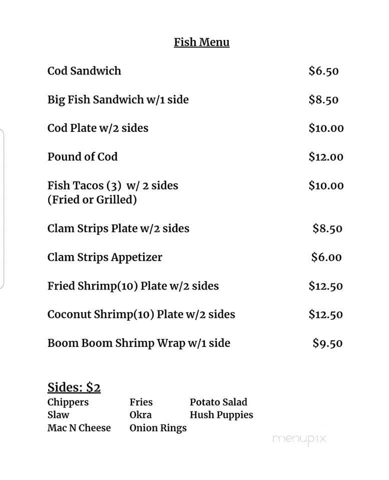 Hank and Lilly's - Maeystown, IL menu_pic