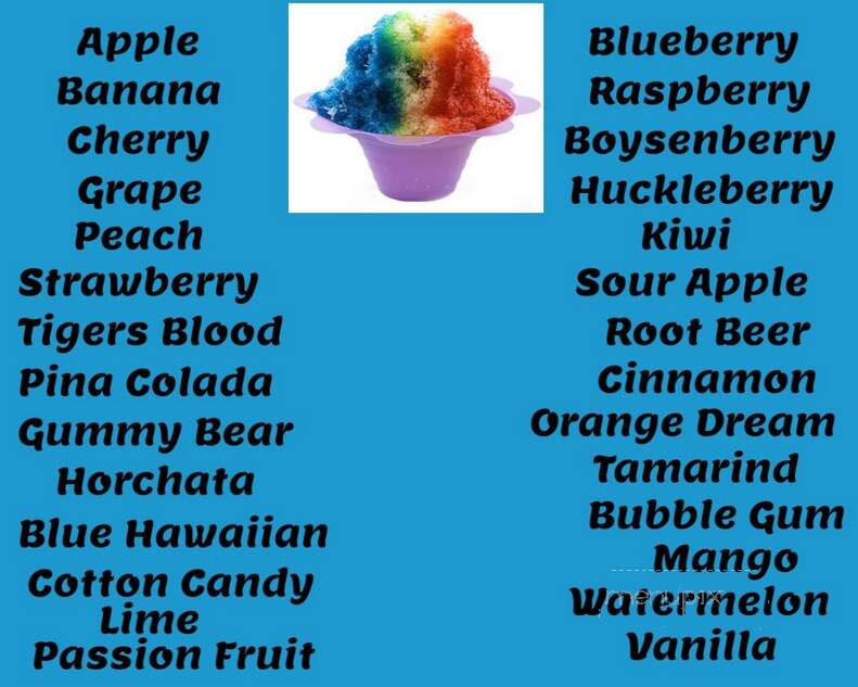 Jan's Ohana Grill & Ice - White City, OR menu_pic