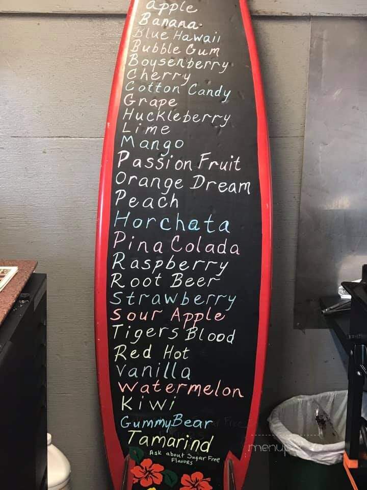 Jan's Ohana Grill & Ice - White City, OR menu_pic