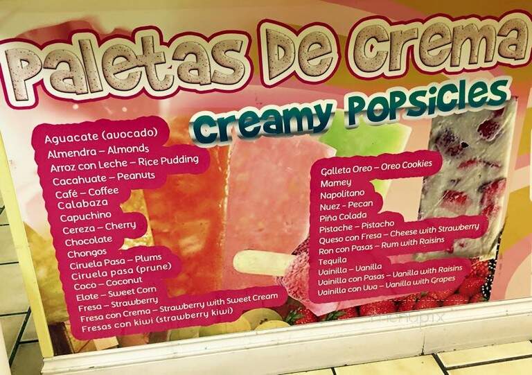 La Michoacana Es Natural - Arcadia, FL menu_pic