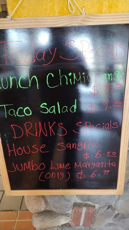 La Terraza Mexican Grill - Toledo, IA menu_pic