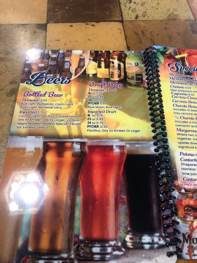 La Terraza Mexican Grill - Toledo, IA menu_pic