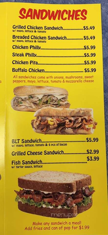 Lili's Hot Dogs - Manteno, IL menu_pic